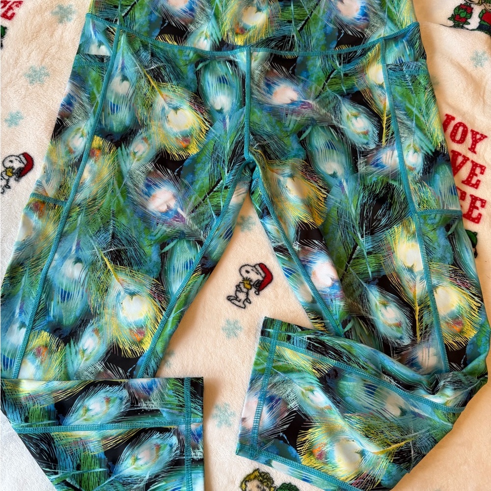 Constantly Varied Gear Peacock Feather Leggings